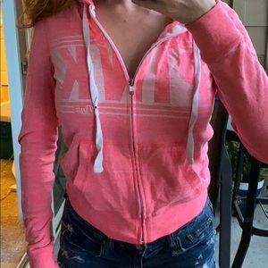 VS Pink Zip Up Hoodie XS